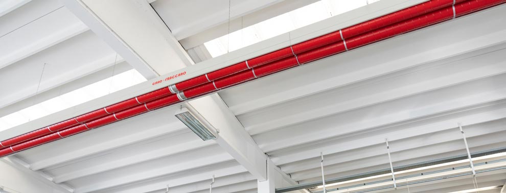 Girad radiant strip system